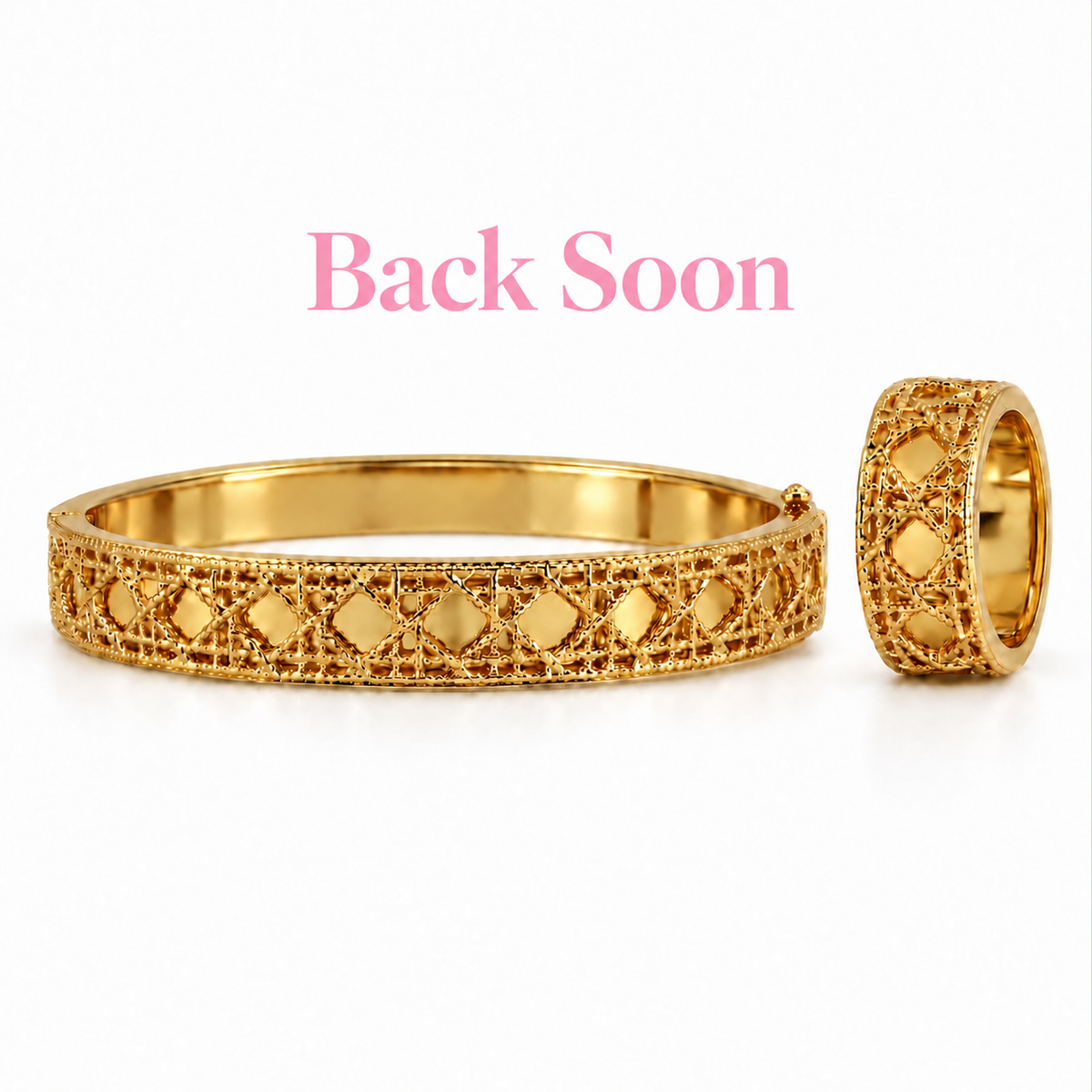 The Golden Lattice Bracelet