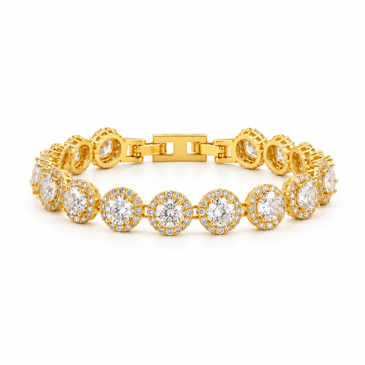 Éclat Crystal Halo Bracelet