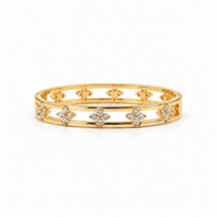 Fleur Lumière Cuff Bracelet