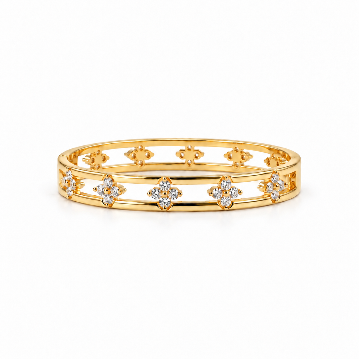 Fleur Lumière Cuff Bracelet