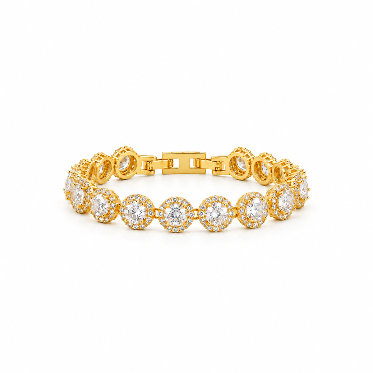 Éclat Crystal Halo Bracelet