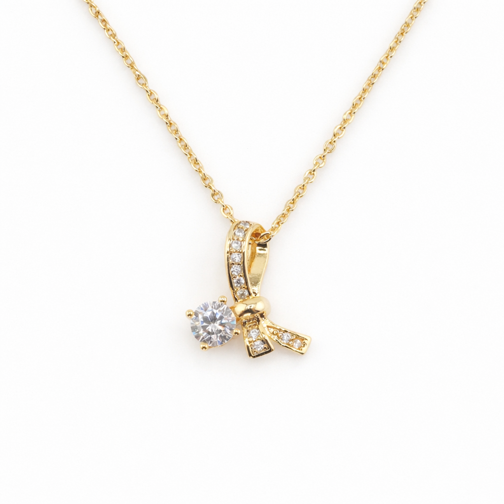 Amora Ribbon Necklace