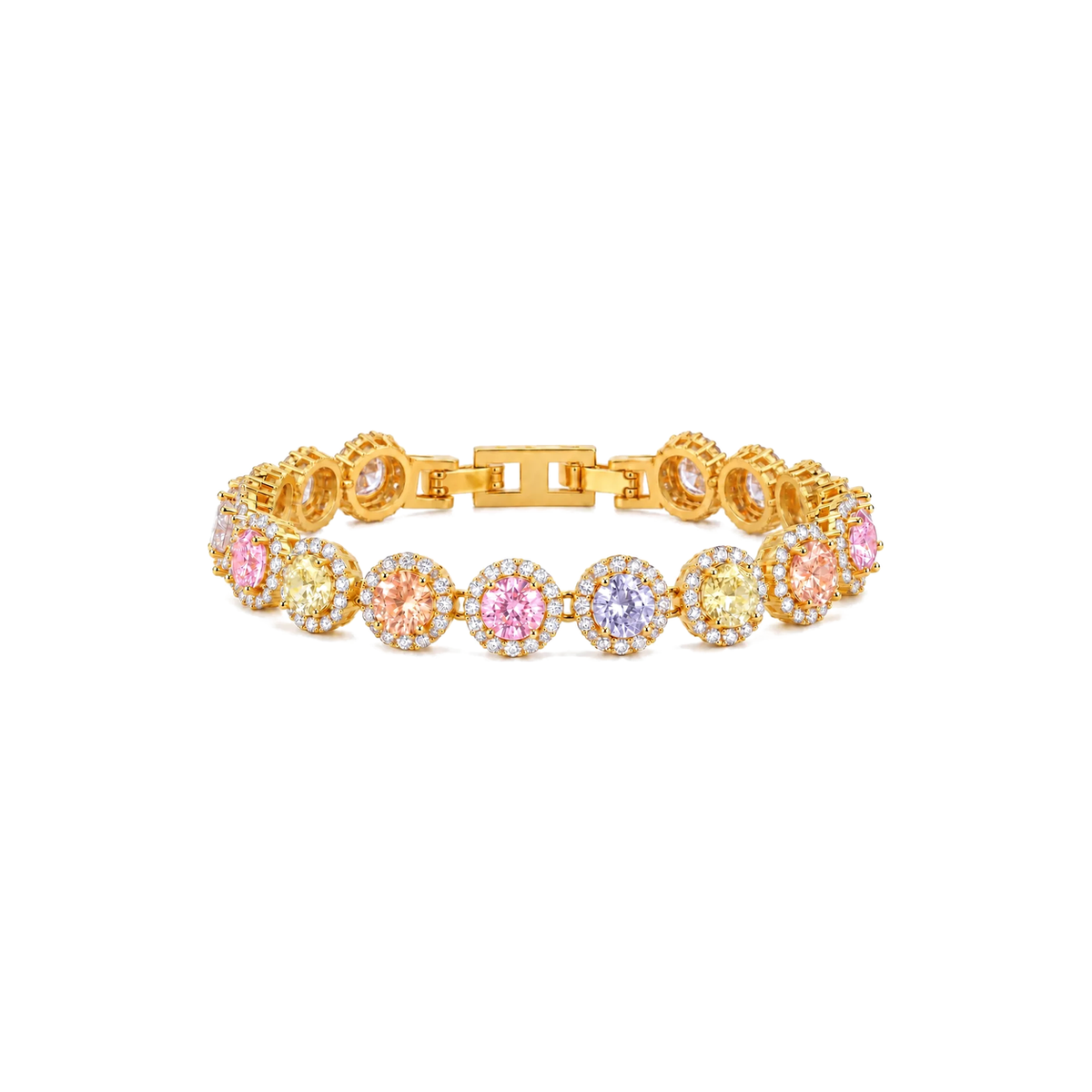 Solenne Pastel Halo Bracelet