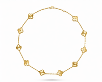 Mini Clover Gold Necklace