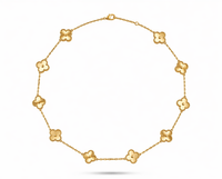 Pure Gold Clover Necklace
