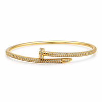Golden Nail Bangle