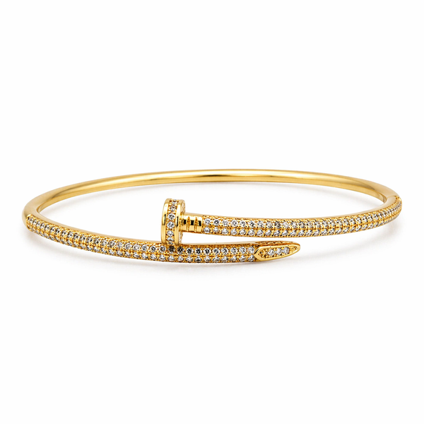 Golden Nail Bangle