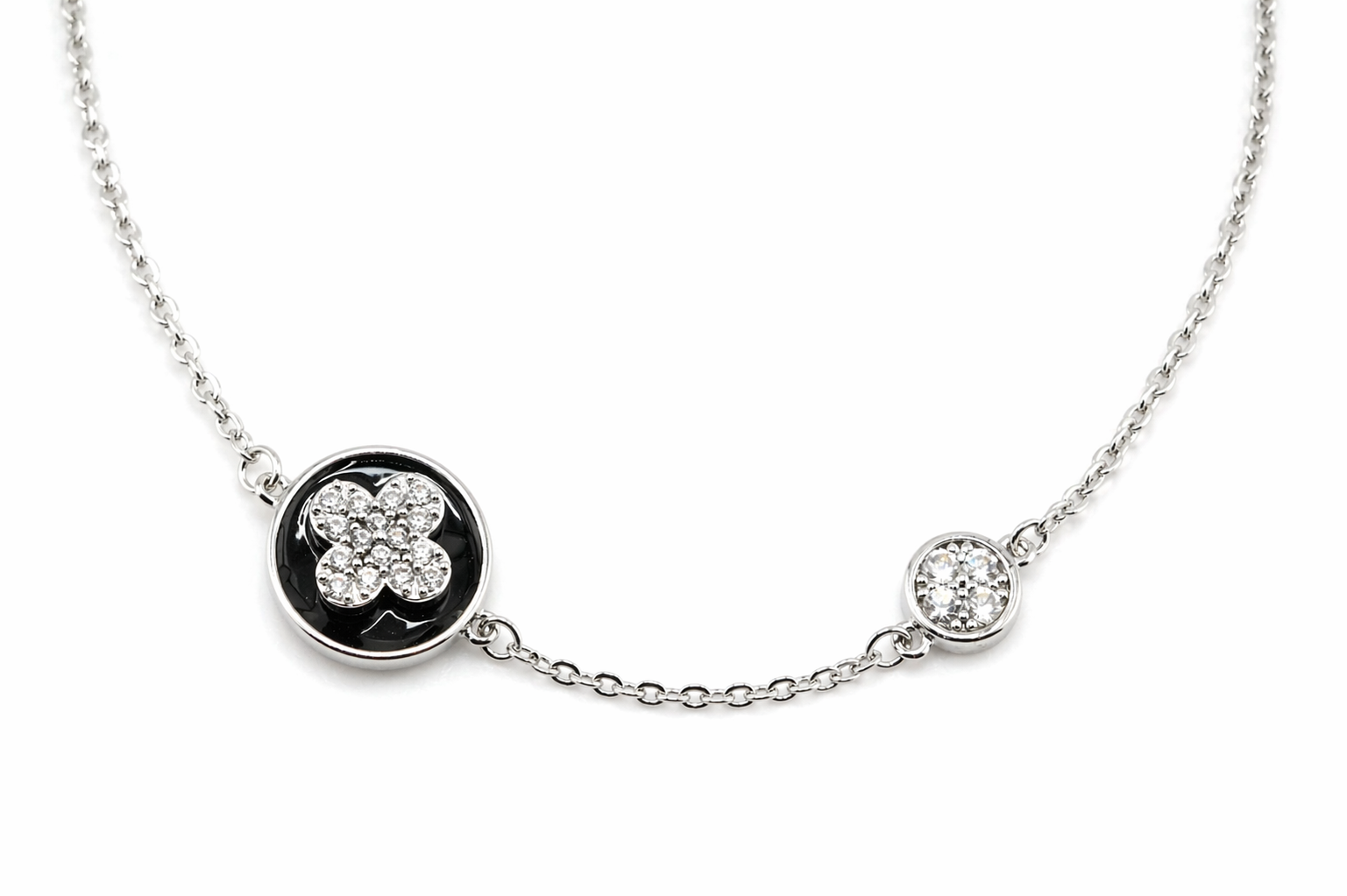 Radiant Clover Charm Bracelet