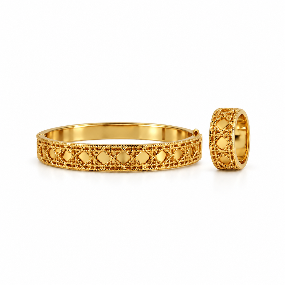 The Golden Lattice Bracelet