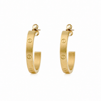 Timeless Embrace Hoop Earrings
