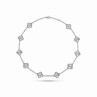 Silver Clover Necklace