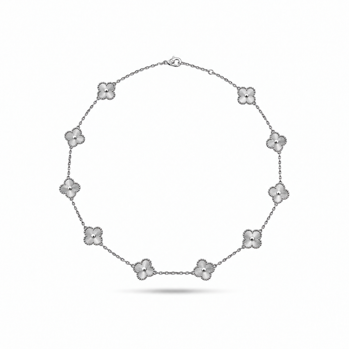 Silver Clover Necklace