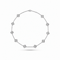 Mini Clover Silver Necklace