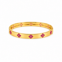 Fuchsia Bloom Bangle