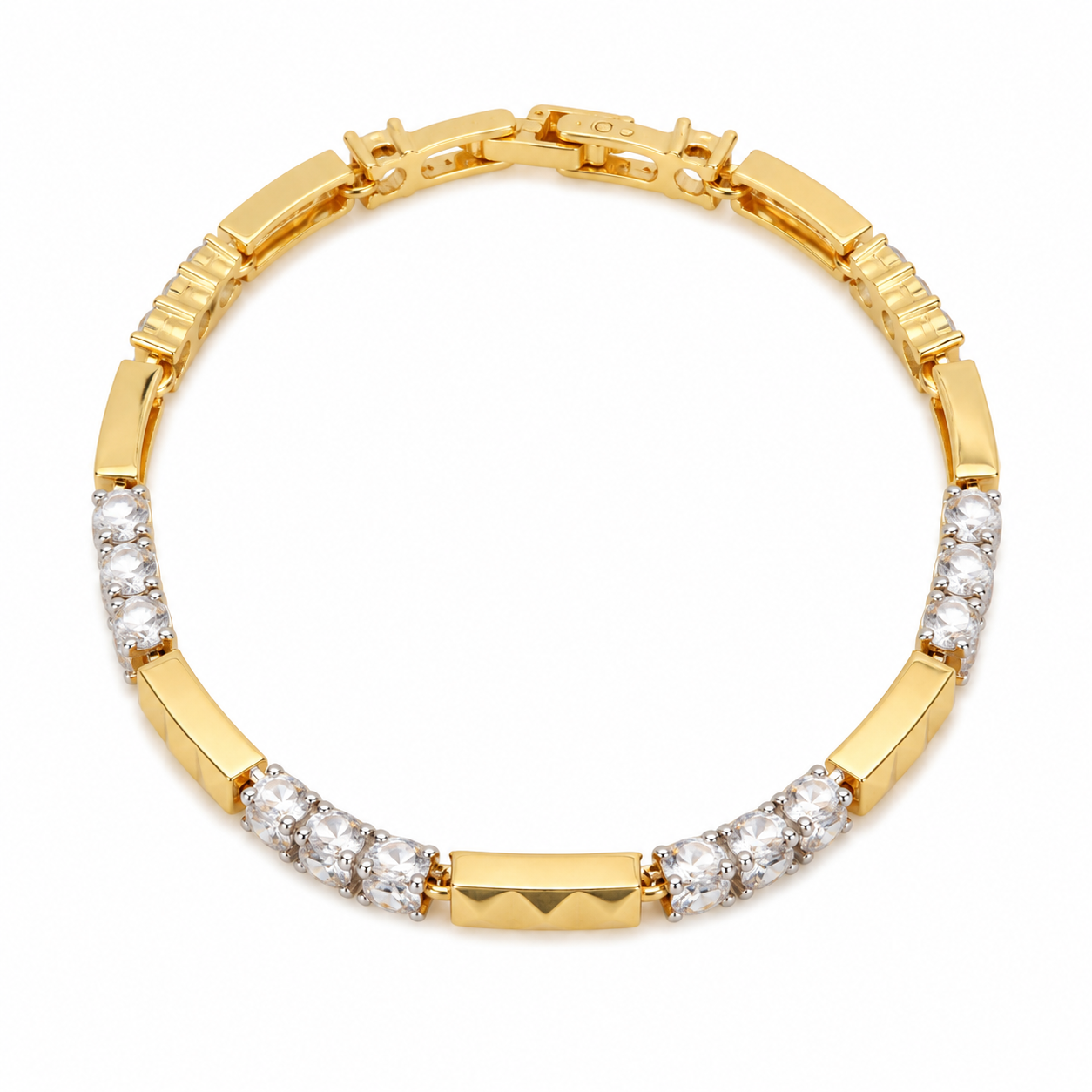 Golden Gleam Link Bracelet