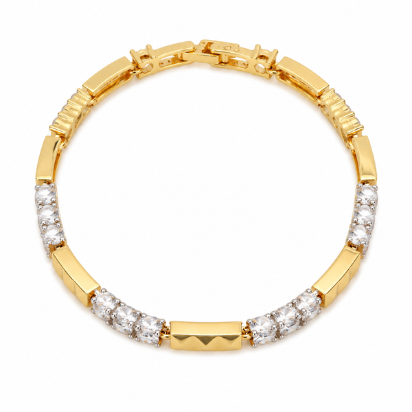 Golden Gleam Link Bracelet