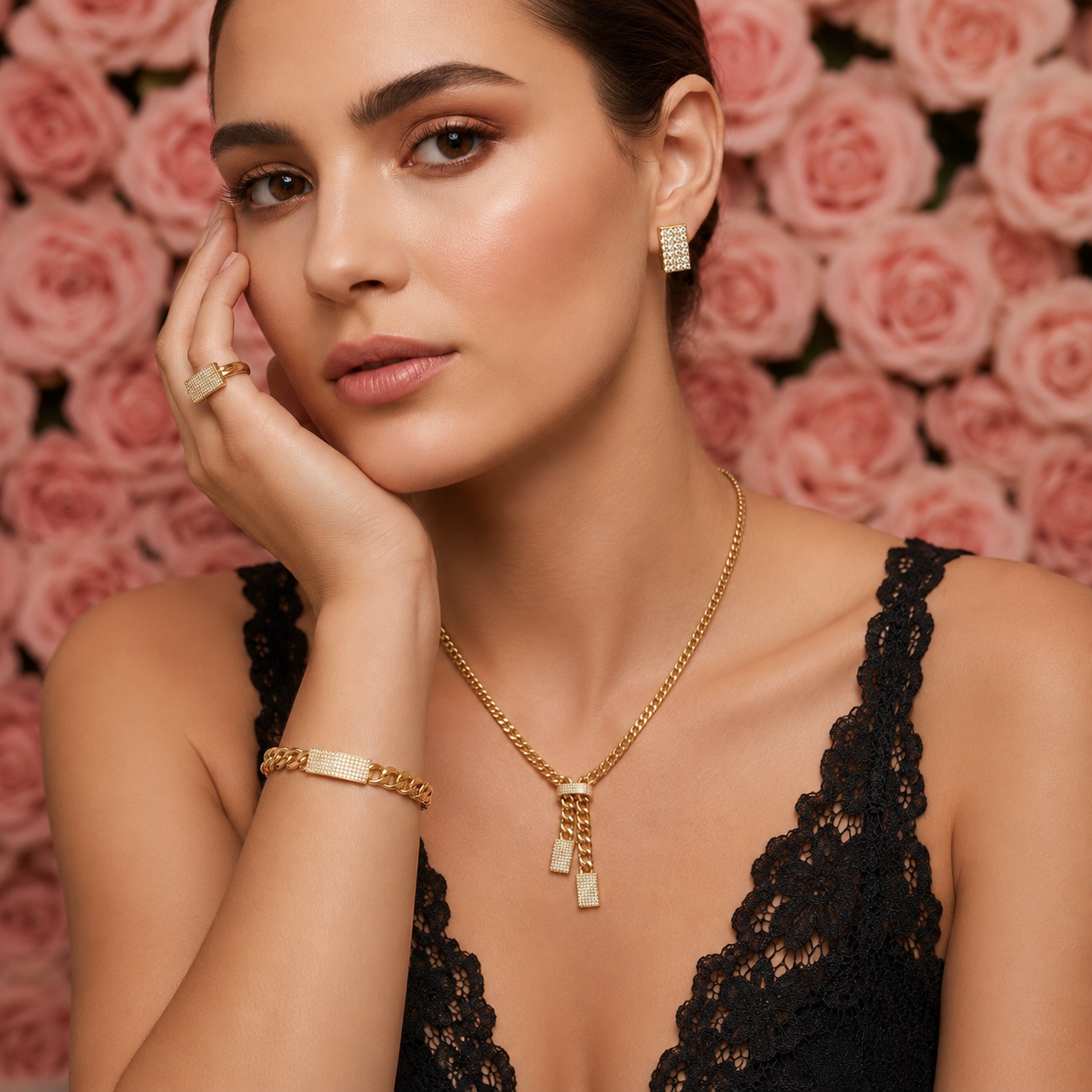 Golden Luxe Chain Set