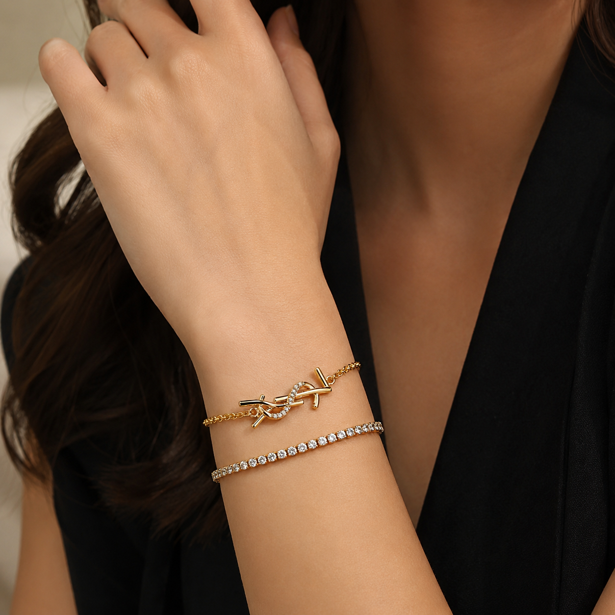 Éclat YSL Crystal Bracelet