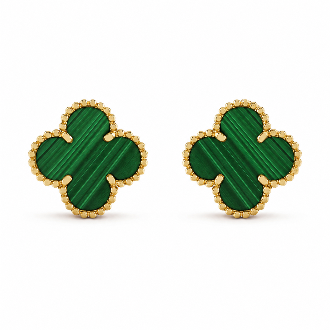 Green Clover Earrings