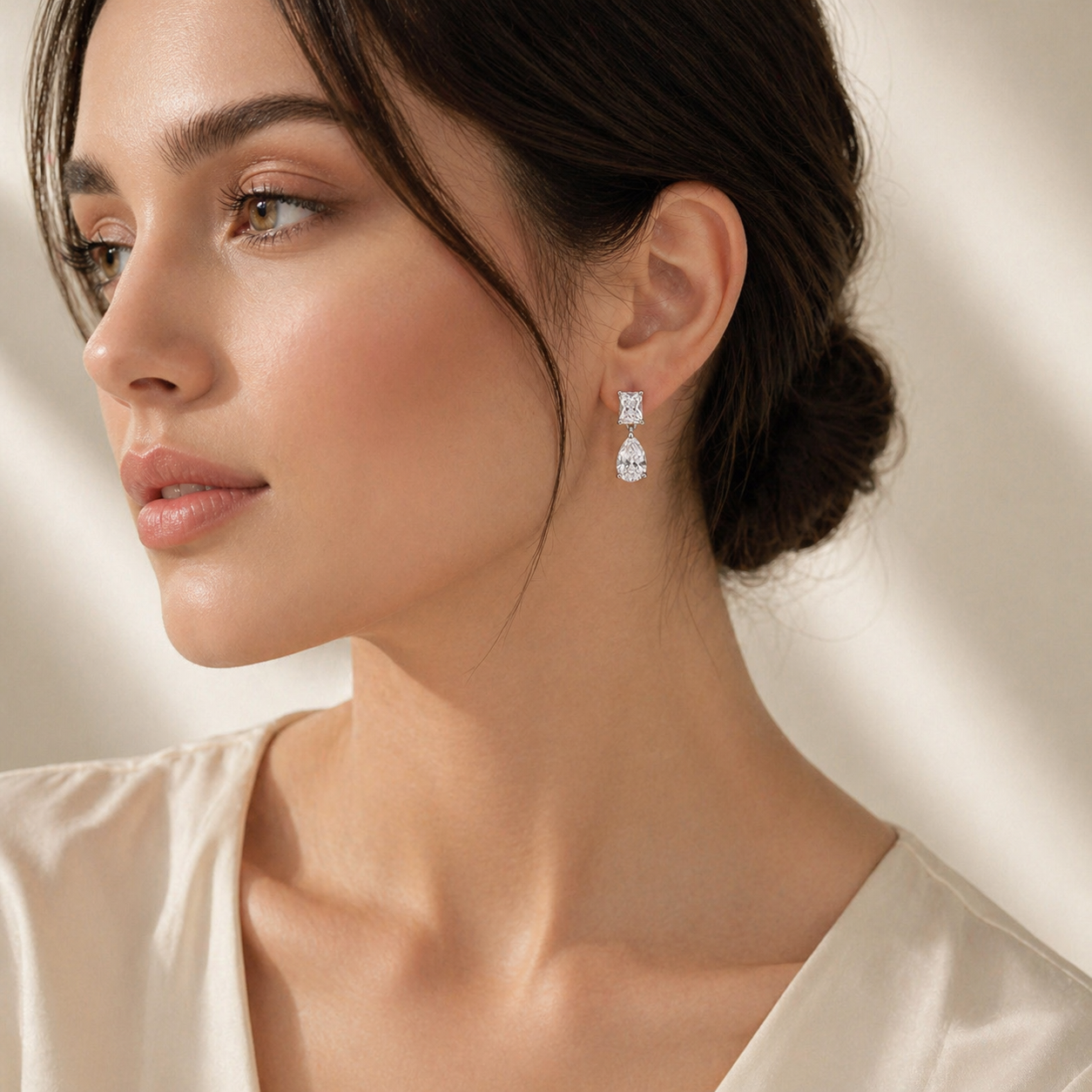 Luna Pear Drop Earrings