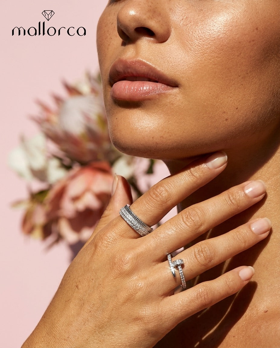 Silver Nail Wrap Ring