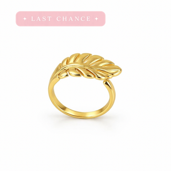 Golden Leaf Ring