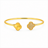 Clover Duo Open Bangle