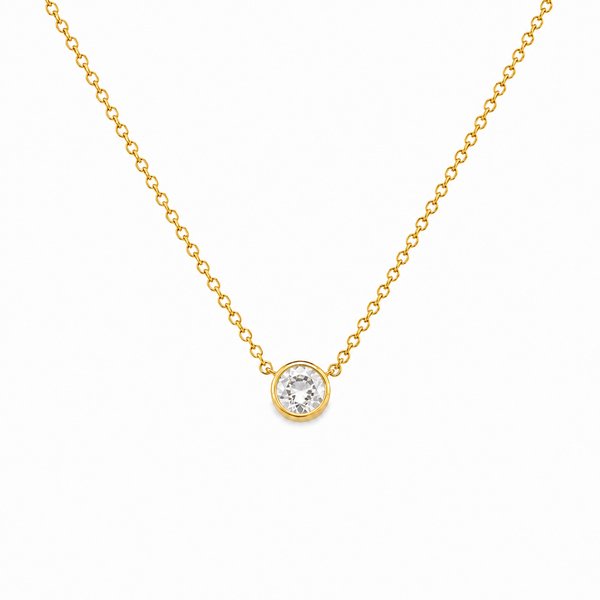 Classic Solitaire Necklace