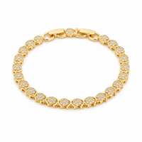 Luxe Clover Crystal Bracelet