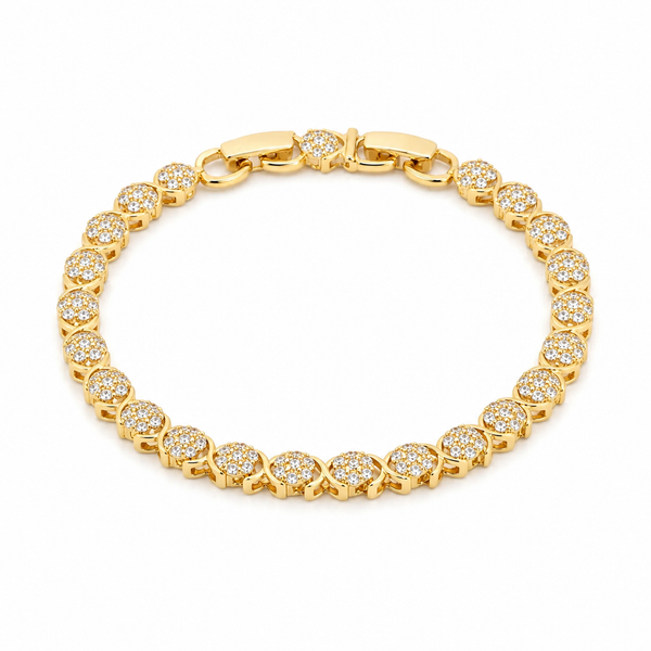 Luxe Clover Crystal Bracelet