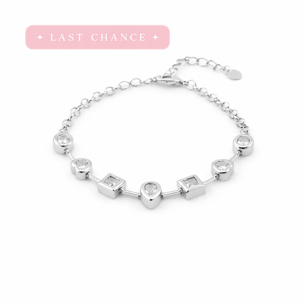 Amour Ice Bracelet (Silver Finish)