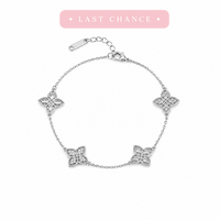 Silver Clover Bracelet