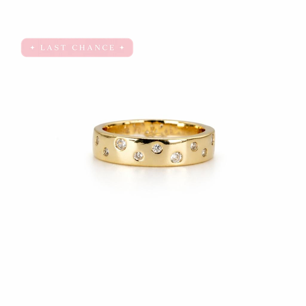 Starlight Band Gold Ring