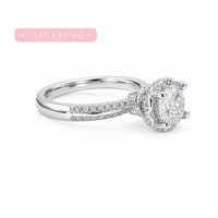 Crown Solitaire Ring – Adjustable