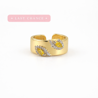 Amara Yellow Marquise Ring