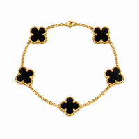 Noir Clover Bracelet