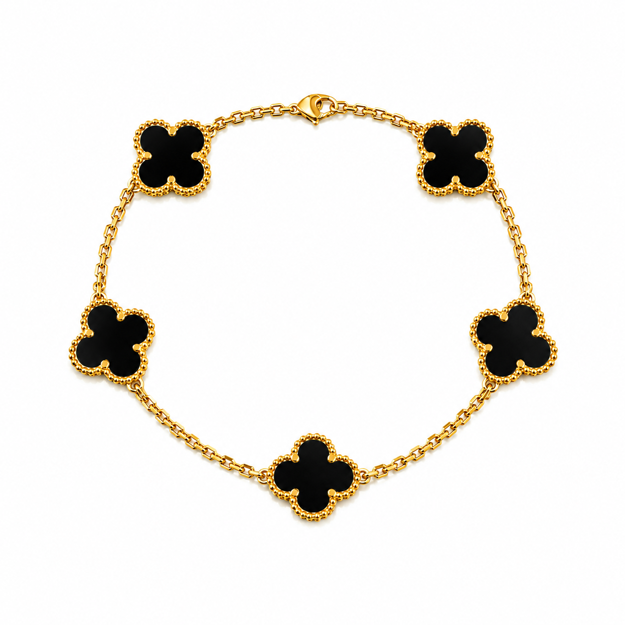 Noir Clover Bracelet
