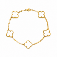 Ivory Clover Bracelet