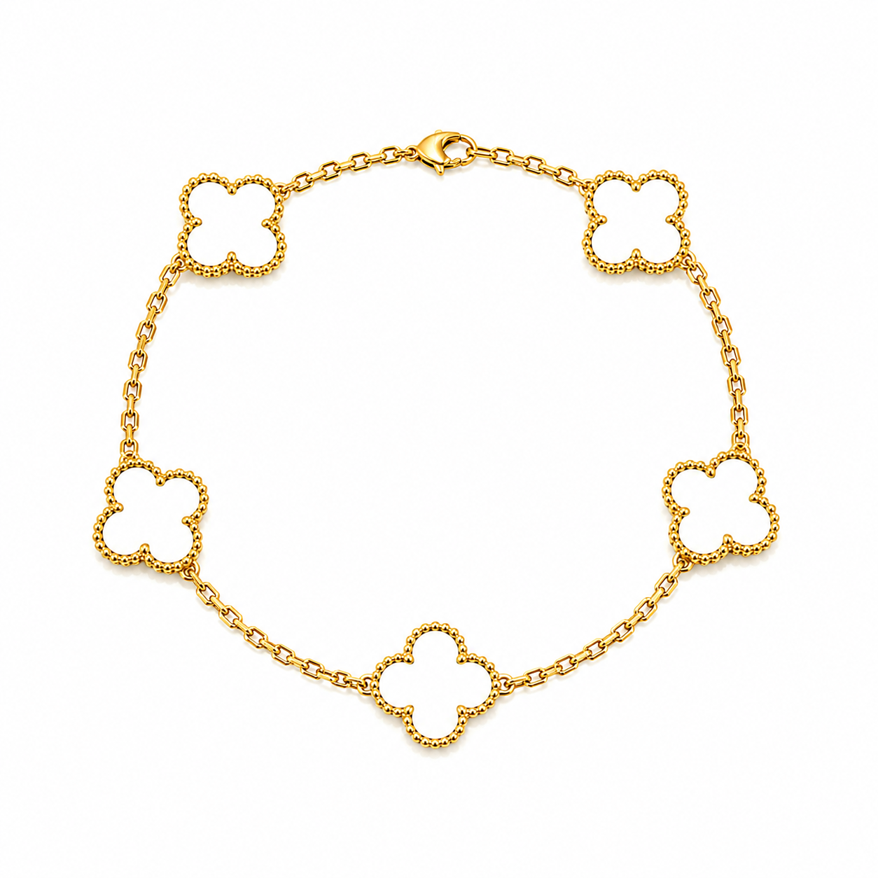 Ivory Clover Bracelet