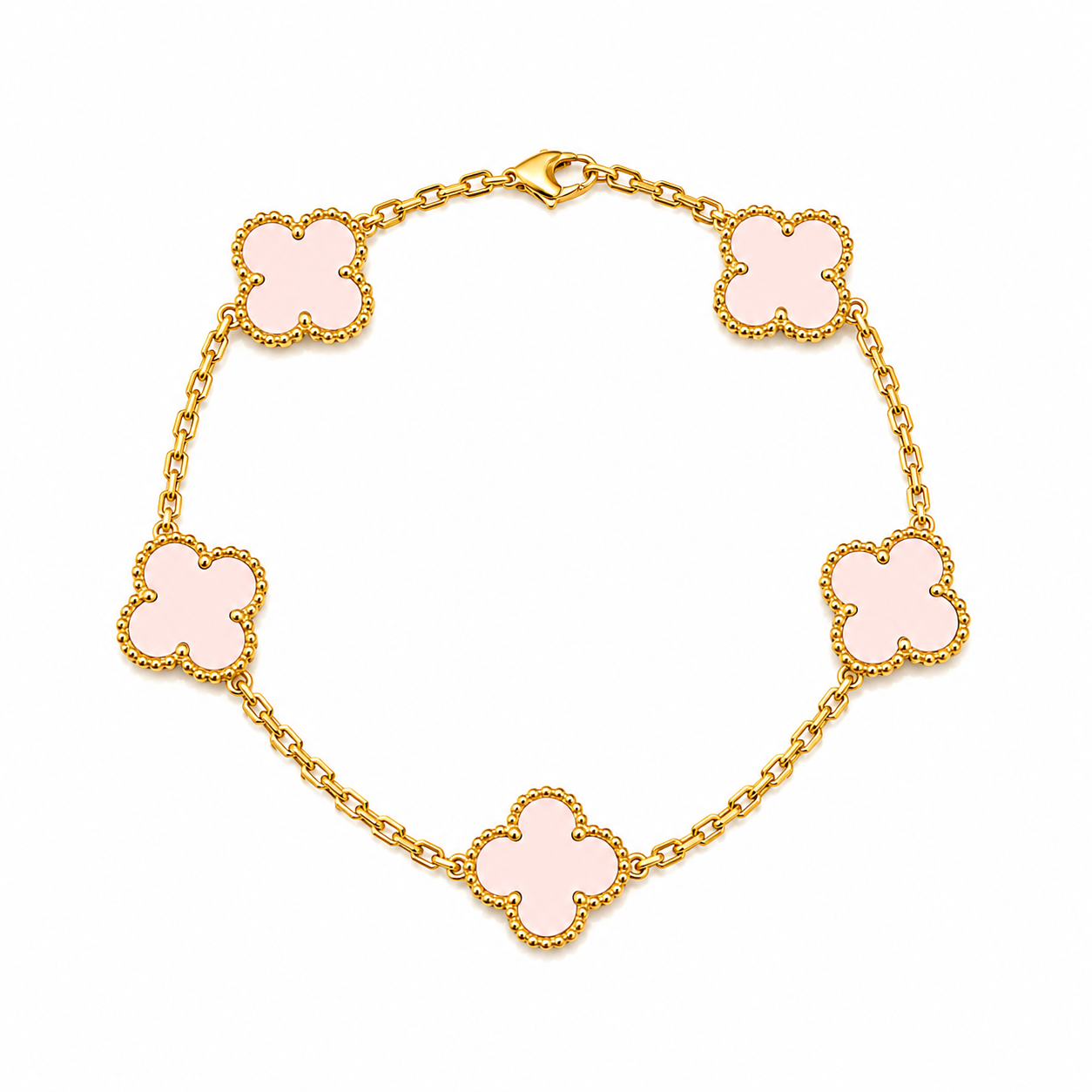 Blush Clover Bracelet