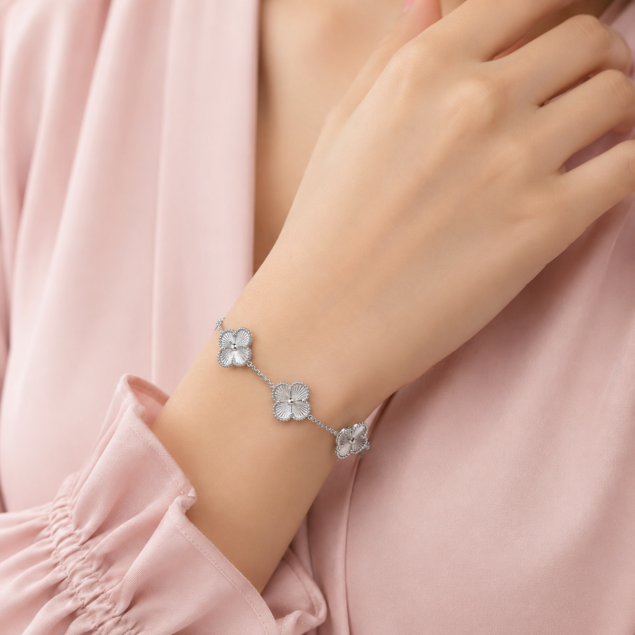 Celeste Clover Bracelet
