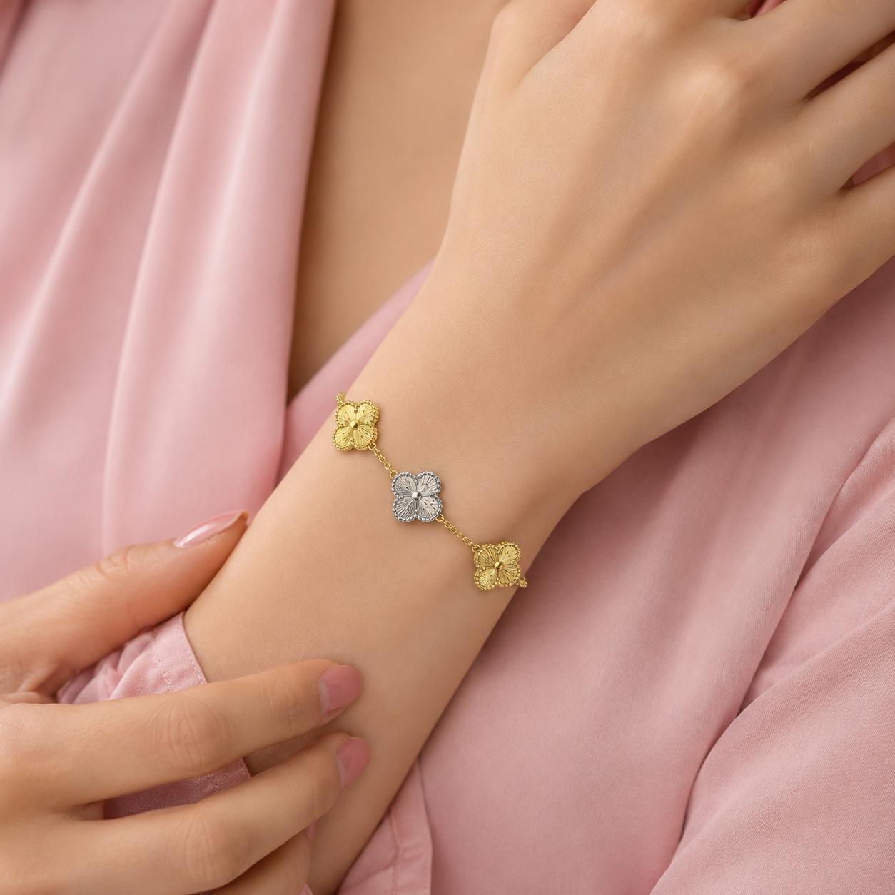 Dual Clover Bracelet