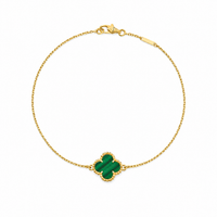 Emerald Clover Bracelet