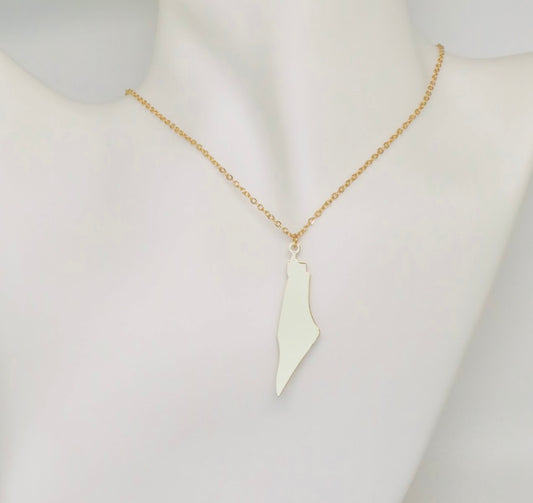 Golden Palestine Necklace